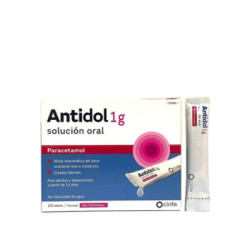 Antidol 1 g 10 sobres solucion oral 10 ml