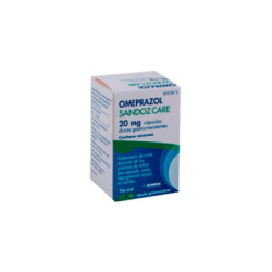 Omeprazol sandoz 20 mg 14 capsulas duras gastrorresistentes efg