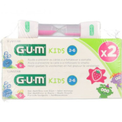 Gum Kids Gel Dentifrico Duopack 2 U X 75 Ml