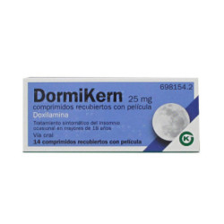 Dormikern 25 mg 14 comprimidos recubiertos