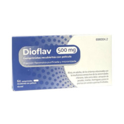 Dioflav 500 mg 60 comprimidos recubiertos